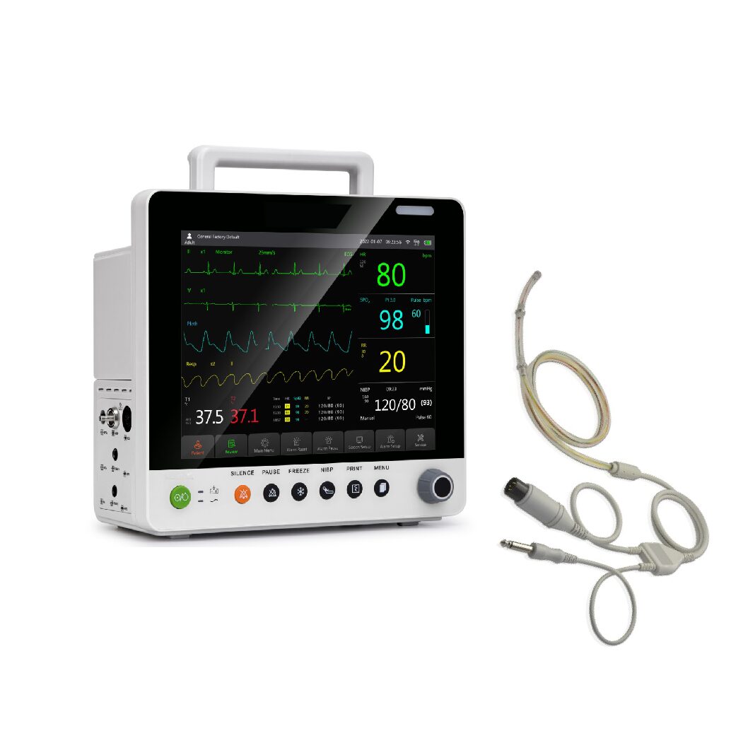 Moniteur d’anesthésie 2 - 12’’ Ecran tactile – Sonde Oesophagienne