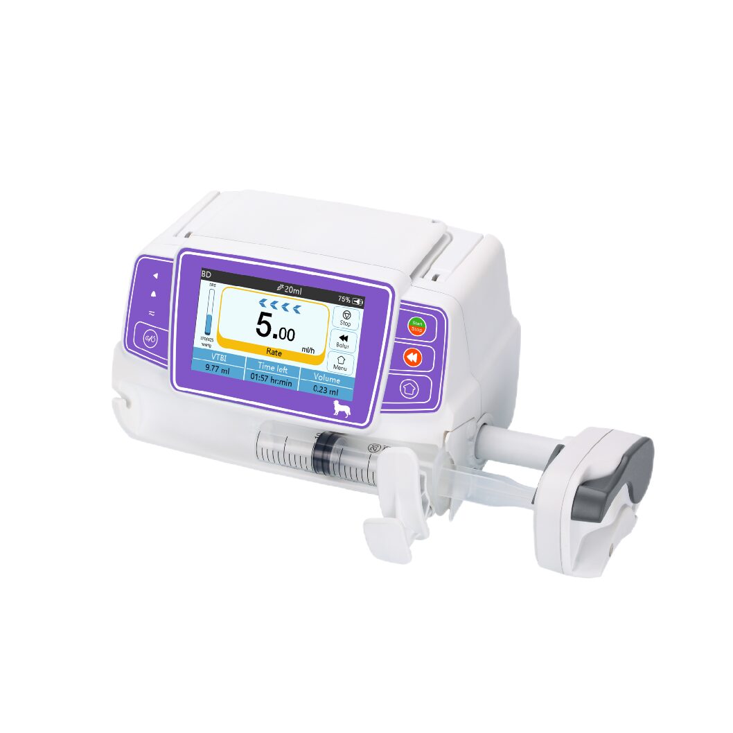 Pousse seringue avec Ecran Tactile 4,3’’
